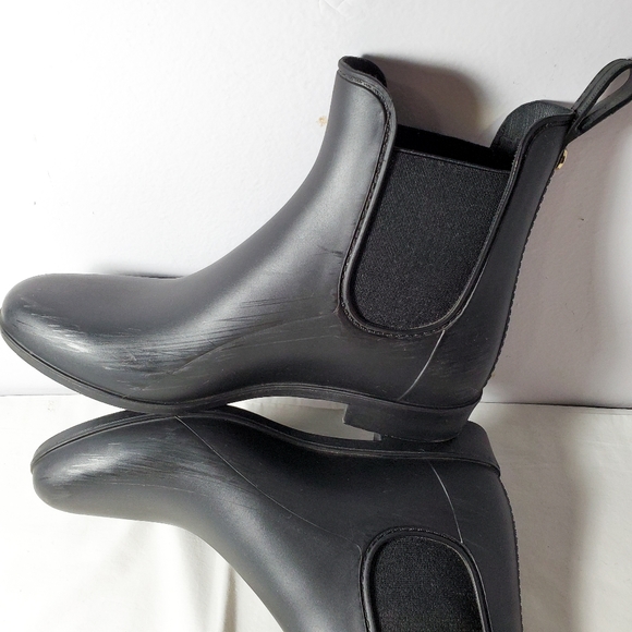 ⚡⚡SOLD⚡⚡ Sam Edelman Matt Black Rain Boots - Picture 5 of 6